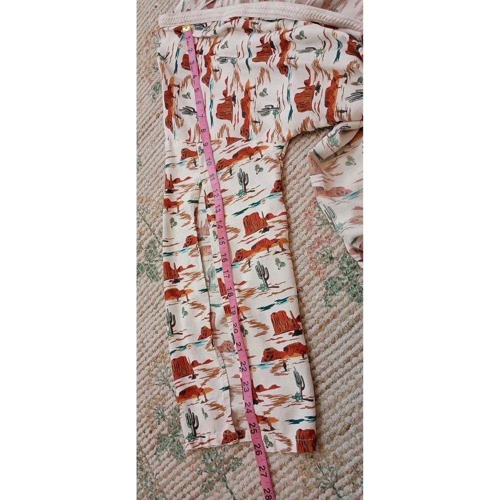 Rock & Roll Cowgirl Desert Print Open Front Kimono Split Sleeve Rayon M - Picture 11 of 11